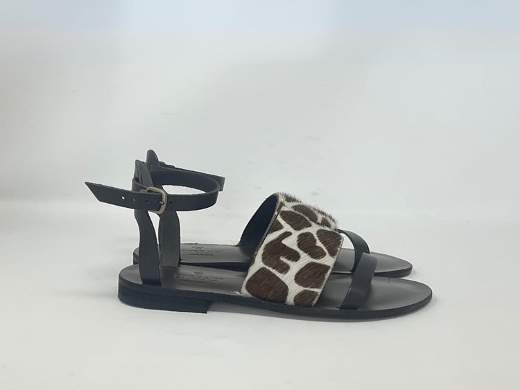 24023 TH GIRAFFA - THERA'S Sandalo pelle/cav