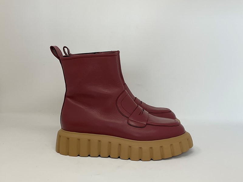 0012502279.01.0H02 - VOILE BLANCHE Claudine boot pelle