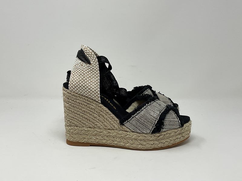 AGRA FLAVIA - ESPADRILLES Zeppa incrocio
