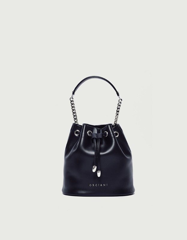 SD0186 LBR NER - ORCIANI Borsa nest liberty