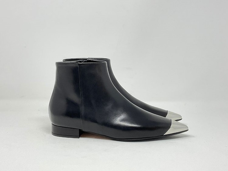 9895P NE - ANNA F Boot nappa puntale