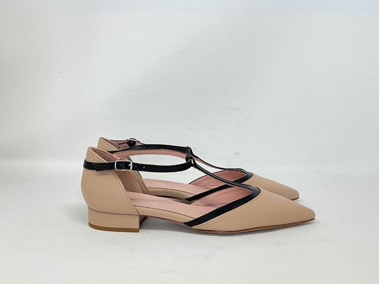 1725 PELLE - ANNA F Ballerina t bicolor