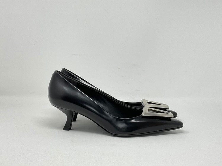 IRINA5 - SERGIO LEVANTESI Decollete' pelle accessorio h. 6