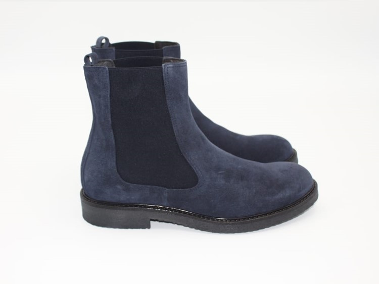 M858-01 BLU - HUNDRED 100 Beattle velour