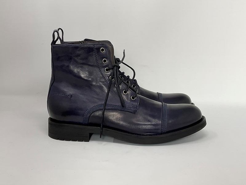 34804/330/023 - JP/DAVID Boot pelle stringa zip