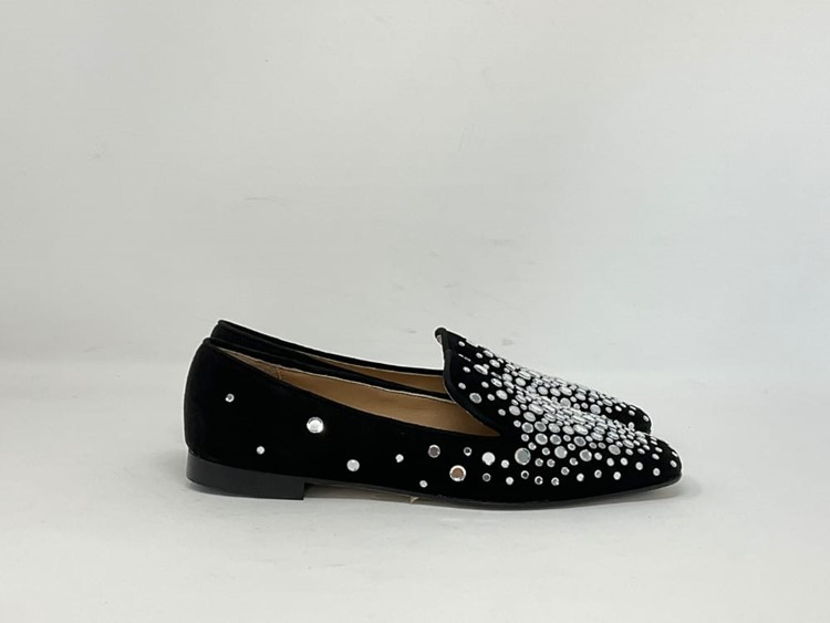 2545/CNR - PROSPERINE Loufer camoscio strass