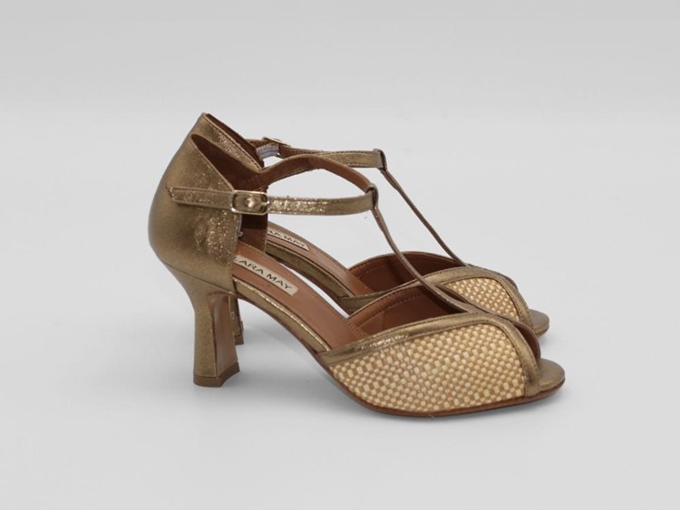 RAFFIA A050 - LARA MAY Scarpa t raffia/lam h.70