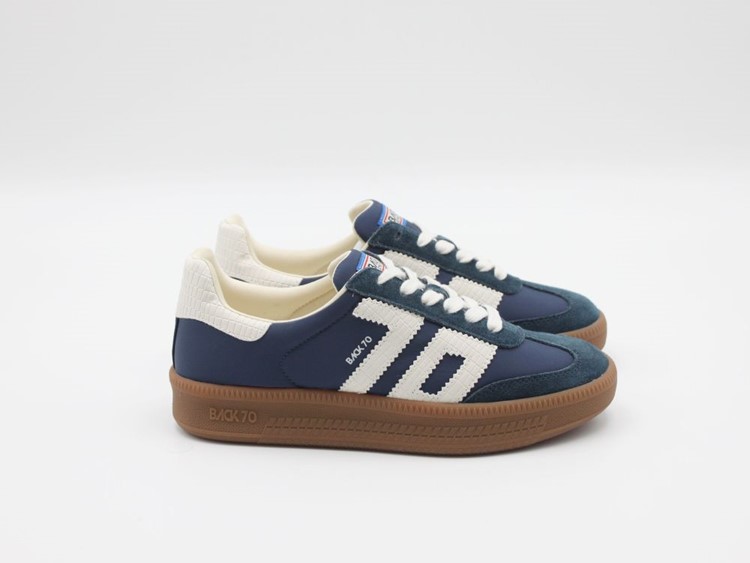 108027-000009 - BACK 70 Sneaker nylon/pelle
