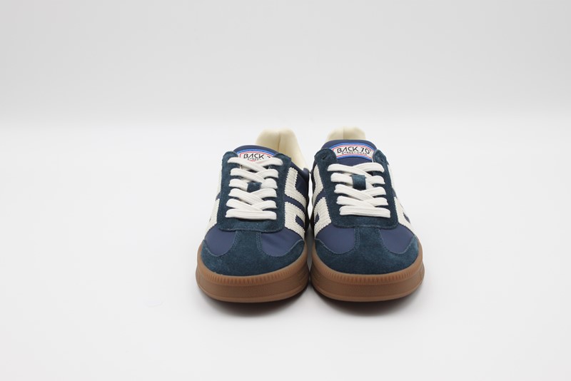 108027-000009 - BACK 70 Sneaker nylon/pelle - immagine 3
