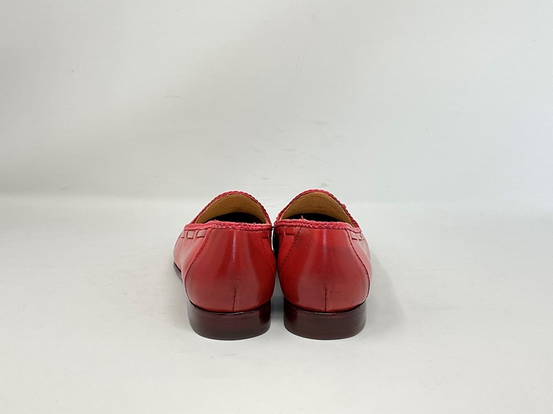 6836/4 ROSSO - JP/DAVID Mocassino pelle nappina - immagine 4