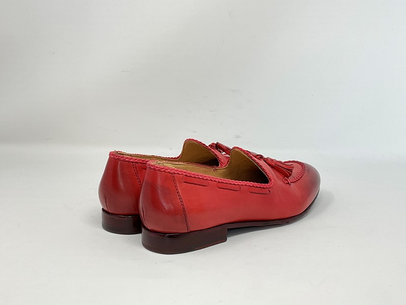 6836/4 ROSSO - JP/DAVID Mocassino pelle nappina - immagine 3
