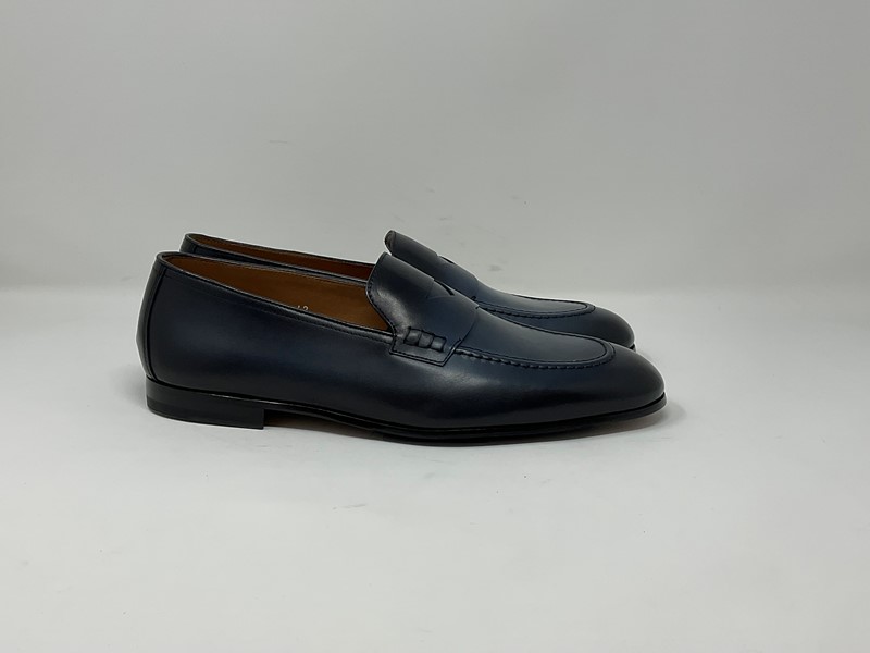 DU2983PANAUF159NB22 - DOUCAL'S Mocassino pelle fascetta