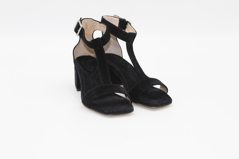 3801 NERO - ANNA F Sandalo cinturino h. 60 - immagine 2