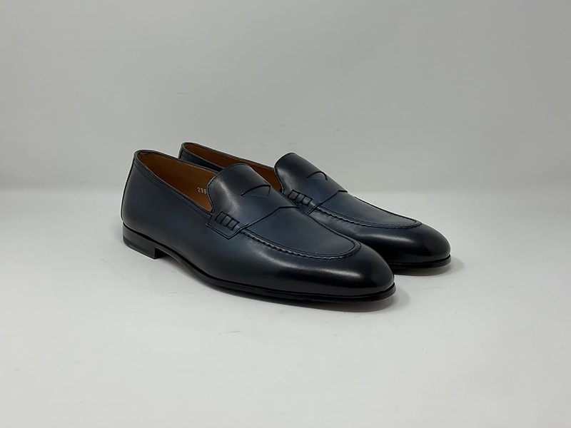 DU2983PANAUF159NB22 - DOUCAL'S Mocassino pelle fascetta - immagine 3