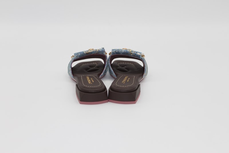 FIORDALISO 12 - LORENZO MARI Ciabatta jeans/strass - immagine 4