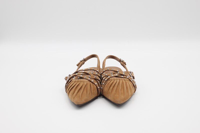 SS26-M-15829-001 - ASH Slingback bianca borchie - immagine 3