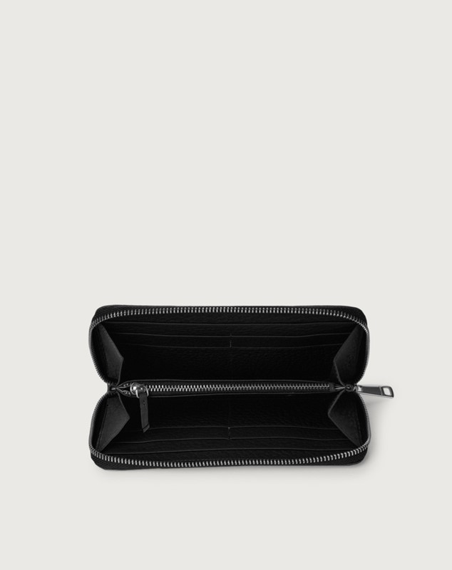 SD0047 SOF NER - ORCIANI Portafoglio zip around - immagine 3