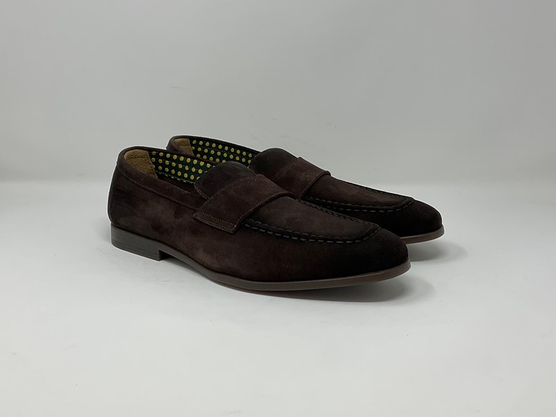 DU3162NWTOUY231DM23 - DOUCAL'S Mocassino camoscio fascetta - immagine 3