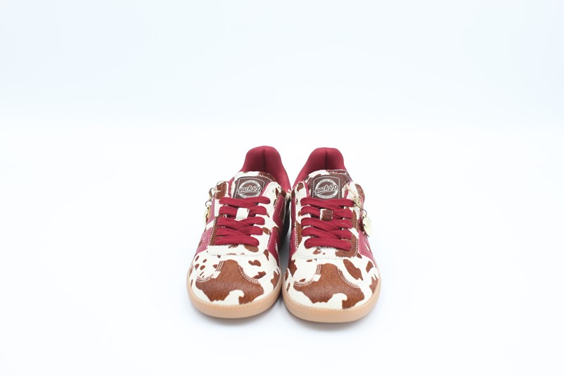 108005-000234 - BACK 70 Sneaker cloud mucca/red - immagine 4