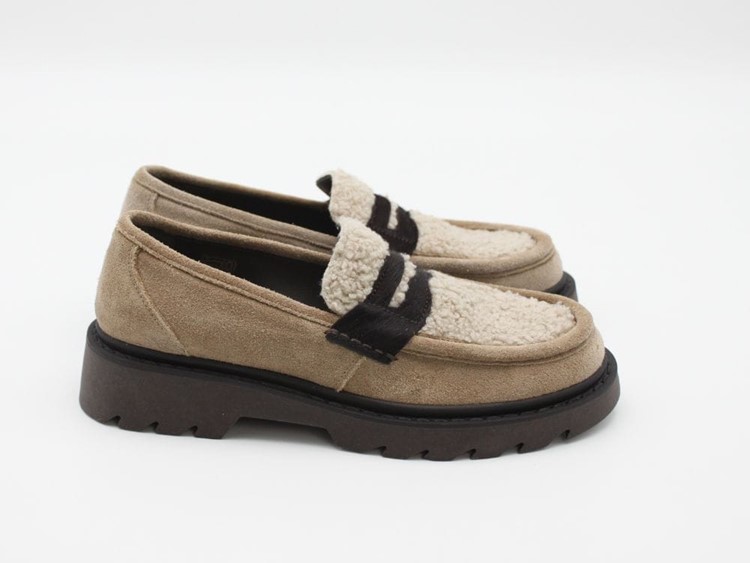 MONNALISA TAU - MAZE Mocassino lana